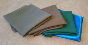 Desert cloths start with tan, for example